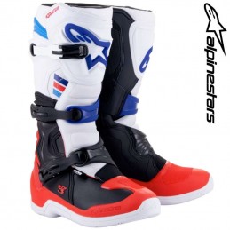 Bottes ALPINESTARS TECH 3 White-Blue-Red