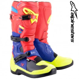 Bottes ALPINESTARS TECH 3 Red-Blue-Yellow