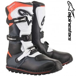 Bottes ALPINESTARS TECH-T Back-Gray-Red fluo