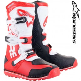 Bottes ALPINESTARS TECH-T Back-White-Red