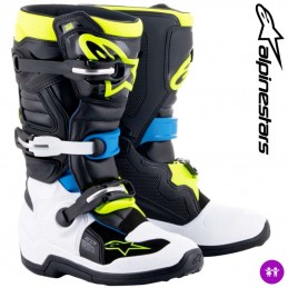 Bottes ALPINESTARS TECH 7S Black-Blue-Yellow