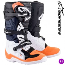 Bottes ALPINESTARS TECH 7S Navy-White-Orange