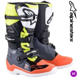 Bottes ALPINESTARS TECH 7S Black-Grey-Red-Yellow