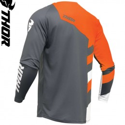 Maillot THOR SECTOR Checker gray-orange