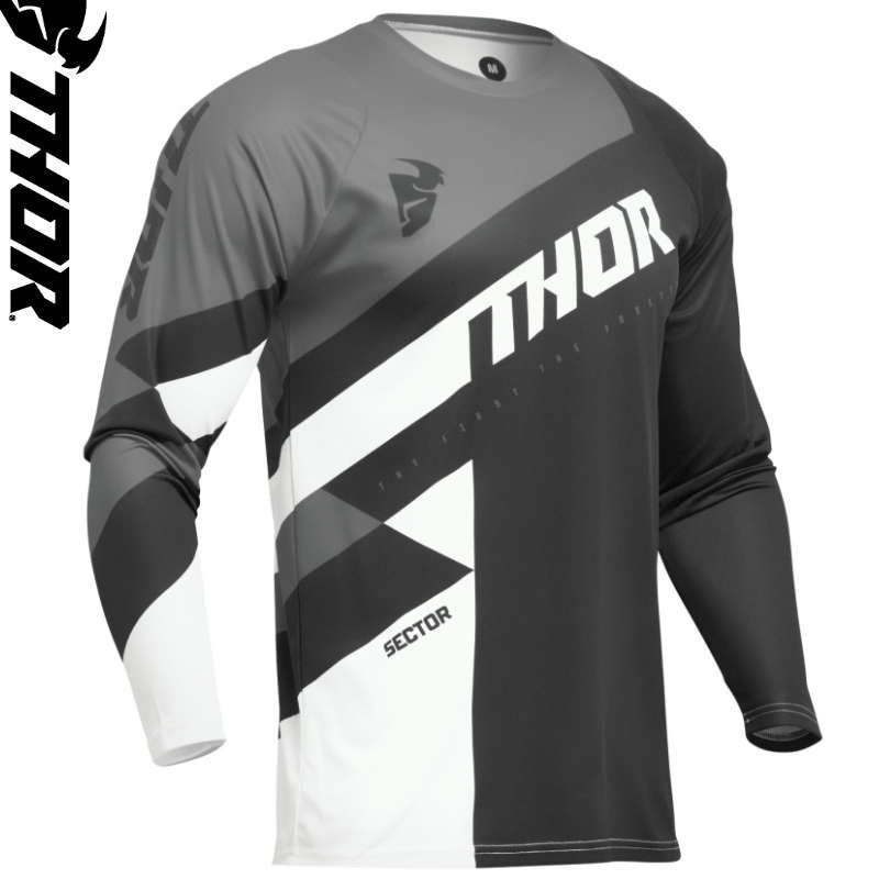 Maillot THOR SECTOR Checker black-gray