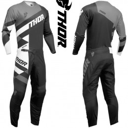 Maillot THOR SECTOR Checker black-gray