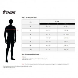 Maillot THOR SECTOR Minimal red