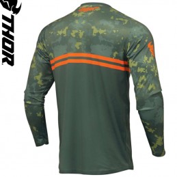 Maillot THOR SECTOR Digi camo green