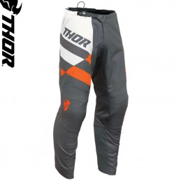 Pantalon THOR SECTOR Checker gray-orange