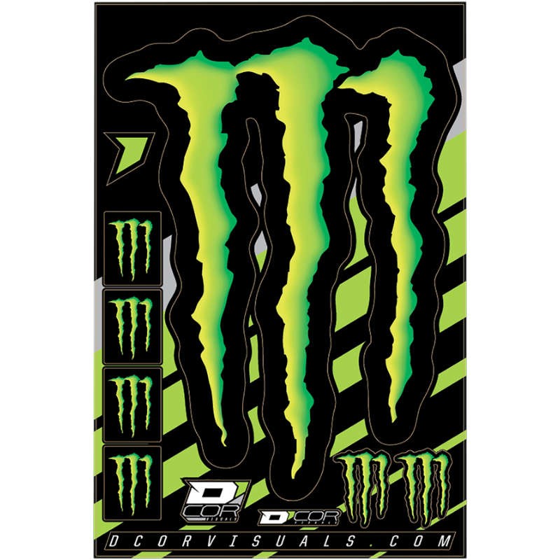 Planche stickers Monster Energy XL Planche stickers Monster Energy XL