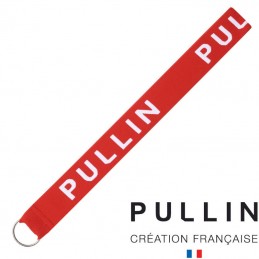 Porte clé PULLIN rouge-blanc