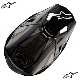 Casque ALPINESTARS S-M10 SOLID Glossy carbon ECE 22-06