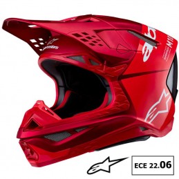 Casque ALPINESTARS S-M10 FLOOD Red ECE 22-06