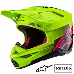 Casque ALPINESTARS S-M10 UNITE Yellow ECE 22-06