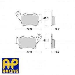 Plaquettes de frein AP RACING LMP275SR