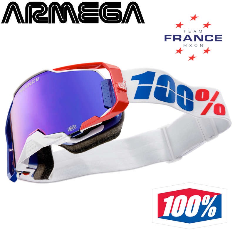 Masque 100% ARMEGA Team France MXDN 2023 Masque 100% ARMEGA Team France MXDN 2023