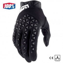 Gants homologués CE 100% AIRMATIC Black
