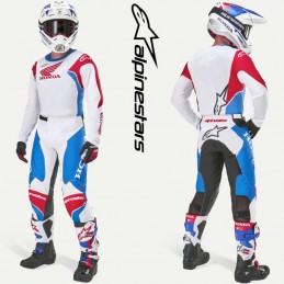 Pantalon ALPINESTARS RACER HONDA White