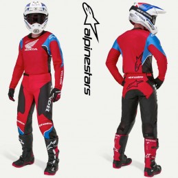 Pantalon ALPINESTARS RACER HONDA Red