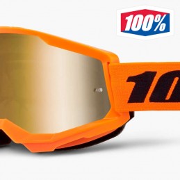 Masque enfant 100% STRATA 2 Orange flo