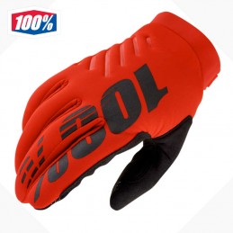 Gants 100% BRISKER Rouge