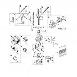 Carburateur DELLORTO PHBG Ø19mm Dépression