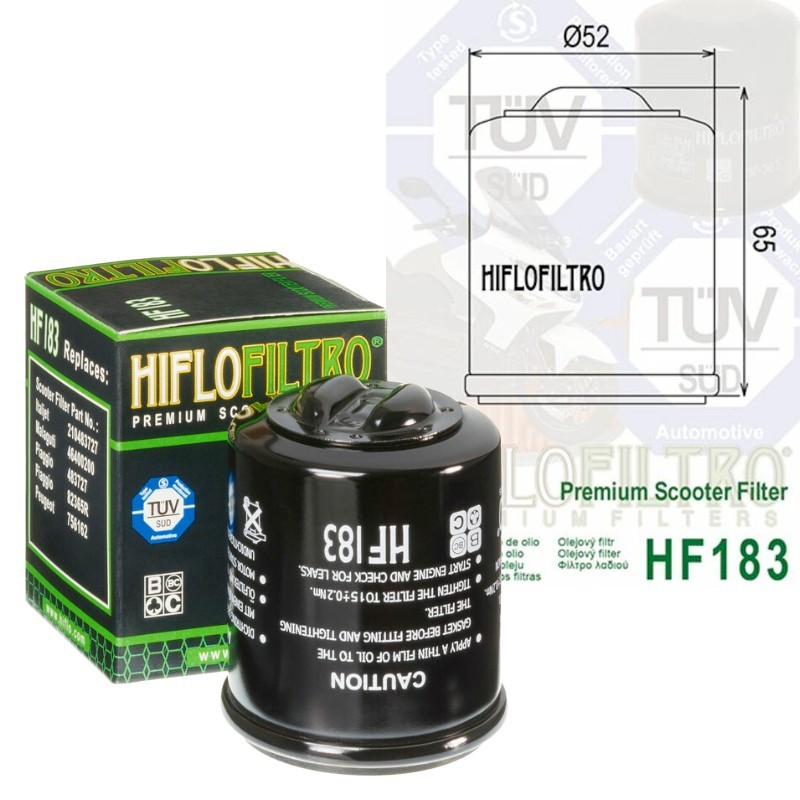Filtre à huile HIFLOFILTRO HF183 Filtre à huile HIFLOFILTRO HF183