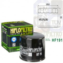 Filtre à huile HIFLOFILTRO HF191