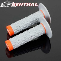 Poignées RENTHAL MX Dual Glue-On orange