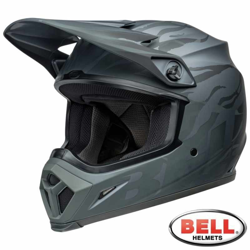 Casque BELL MX 9 Decay Matte Black