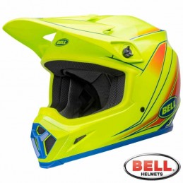 Casque BELL MX-9 Zone yellow