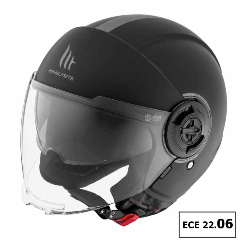 Casque jet MT VIALE double écrans