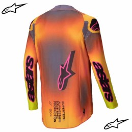 Maillot ALPINESTARS SUPERTECH Lipan yellow-pink