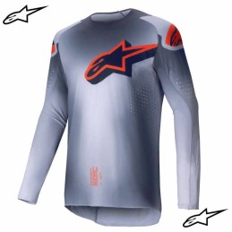 Maillot ALPINESTARS SUPERTECH Lipan gray-orange