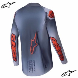Maillot ALPINESTARS SUPERTECH Lipan gray-orange