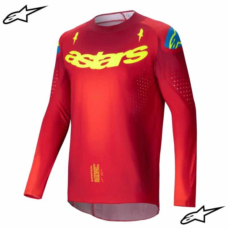 Maillot ALPINESTARS SUPERTECH Maker red