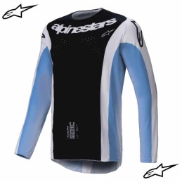 Maillot ALPINESTARS TECHSTAR Melt blue-black