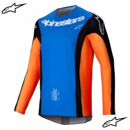 Maillot ALPINESTARS TECHSTAR Melt orange-blue