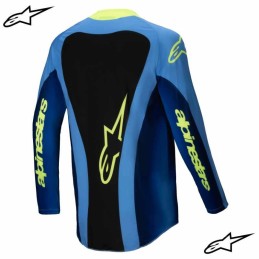 Maillot ALPINESTARS TECHSTAR Melt yellow-blue