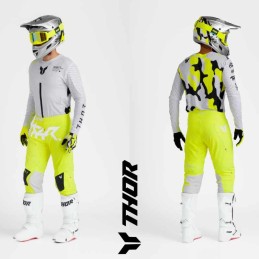 Maillot THOR SPORTMODE Riot acid-white