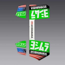 Kit stickers YOSHIMURA RS-12 vert