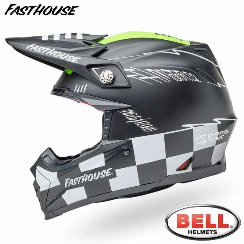 Casque BELL MOTO-9S Flex Fasthouse Smoke Bomb