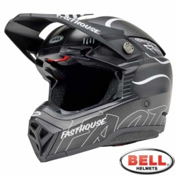 Casque BELL MOTO-10 FASTHOUSE Raven matt black