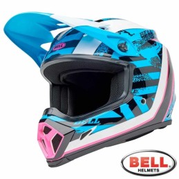 Casque BELL MX-9 Breakdance Blue-Pink