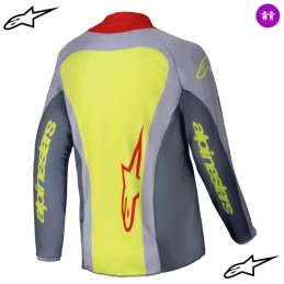 Maillot enfant ALPINESTARS RACER Melt red gray
