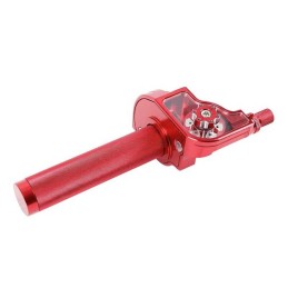 Poignée de gaz aluminium CNC Rouge