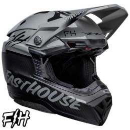 Casque BELL MOTO-10 FASTHOUSE BMF Gris-Noir