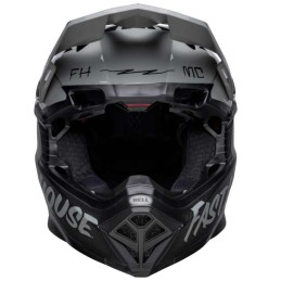 Casque BELL MOTO-10 FASTHOUSE BMF Gris-Noir