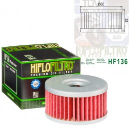 Filtre à huile HIFLOFILTRO HF136