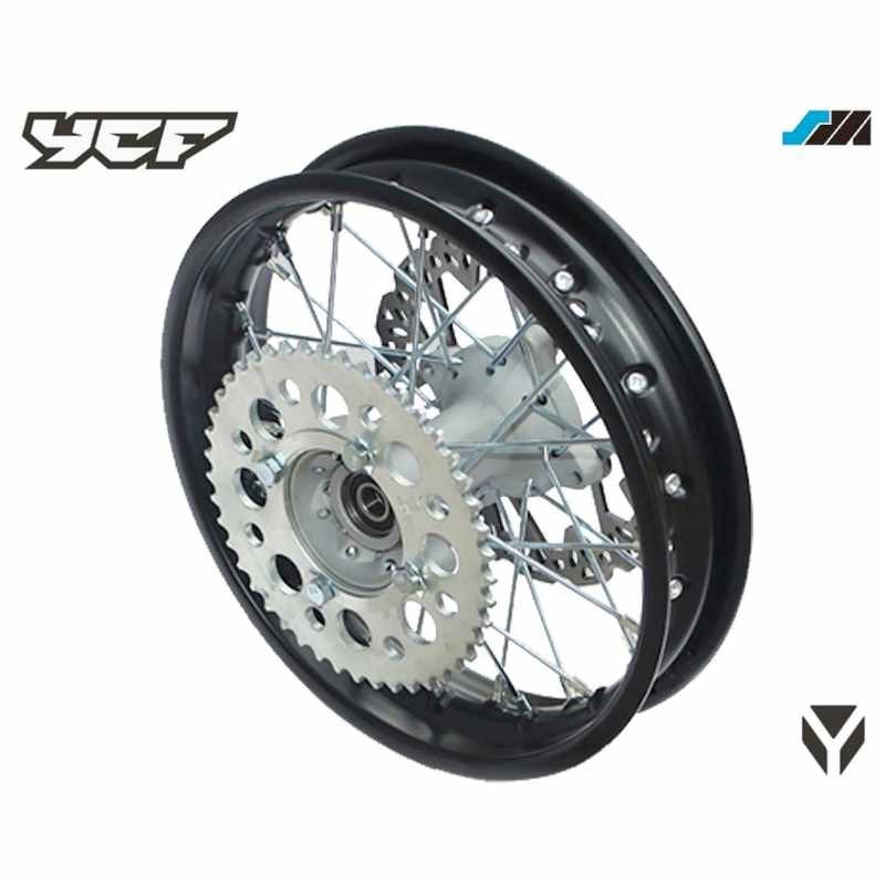 Roue arrière supermotard YCF 2,15x12 Roue arrière supermotard YCF 2,15x12